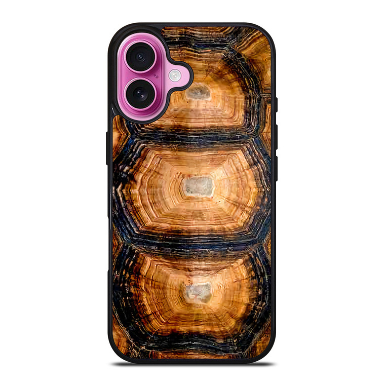 TORTOISE SHELL TEXTURES iPhone 16 Plus Case Cover