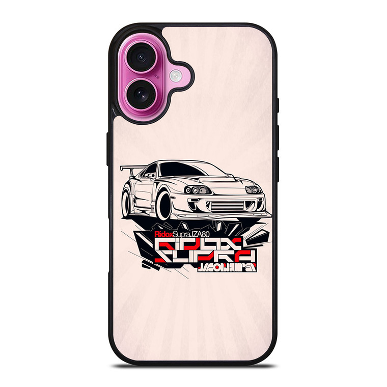 TOYOTA SUPRA POSTER iPhone 16 Plus Case Cover