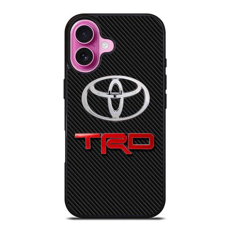TOYOTA TRD LOGO CARBON iPhone 16 Plus Case Cover