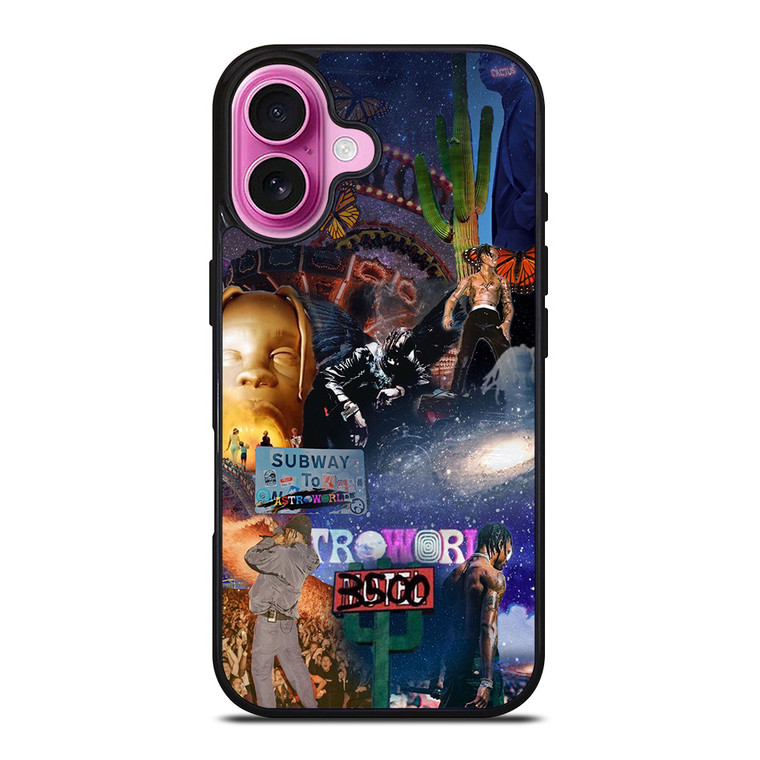 TRAVIS SCOTT COLLAGE iPhone 16 Plus Case Cover