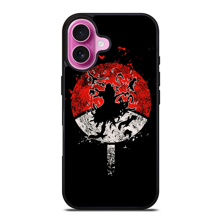 UCHIHA CLAN ART LOGO iPhone 16 Plus Case Cover UCHIHA CLAN ART LOGO iPhone 16 Plus Case Cover