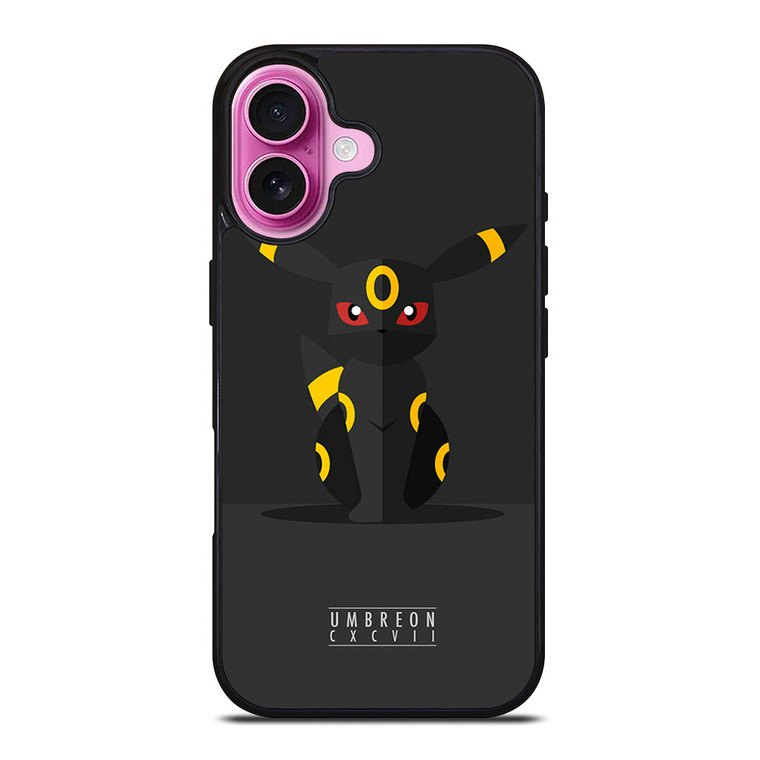 UMBREON SHINY POKEMON CARTOON iPhone 16 Plus Case Cover
