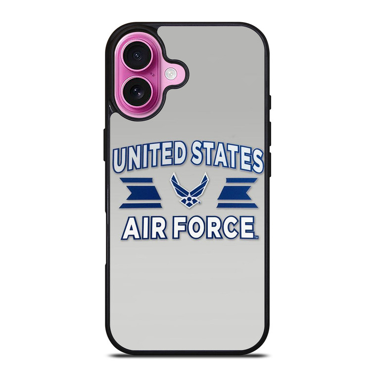 UNITED STATES US AIR FORCE LOGO iPhone 16 Plus Case Cover