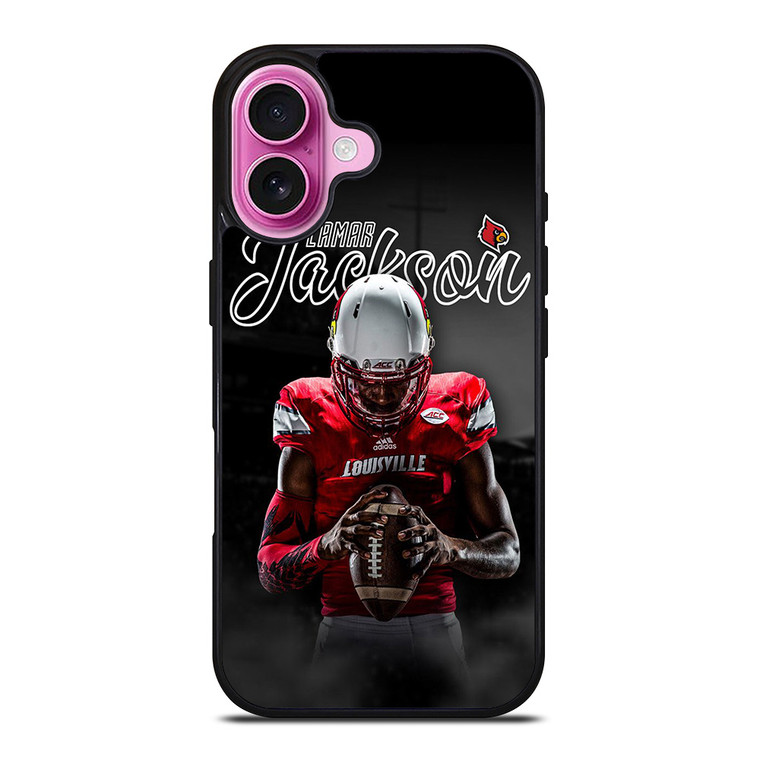 UNIVERSITY OF LOUISVILLE LAMAR JACKSON iPhone 16 Plus Case Cover