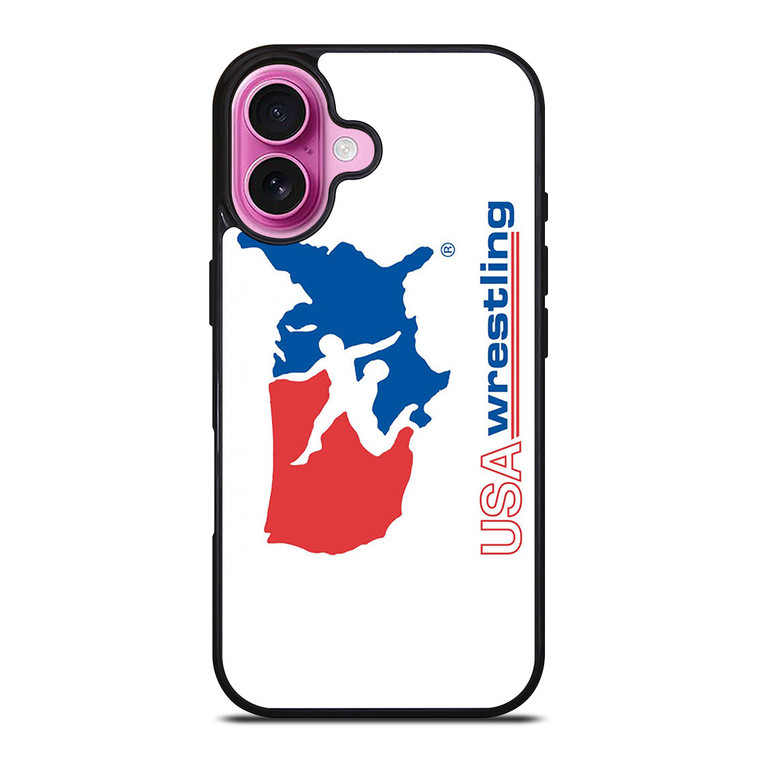 USA WRESTLING LOGO iPhone 16 Plus Case Cover