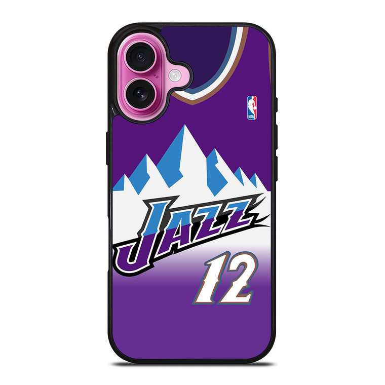 UTAH JAZZ BASKETBALL JERSEY iPhone 16 Plus Case Cover