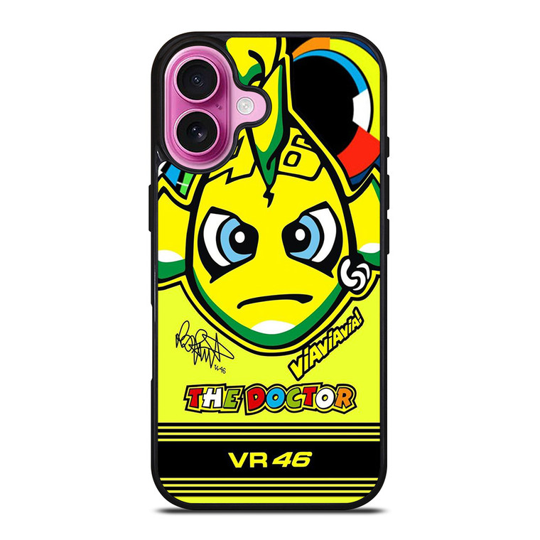VALENTINO ROSSI 46 MOTOR GP iPhone 16 Plus Case Cover