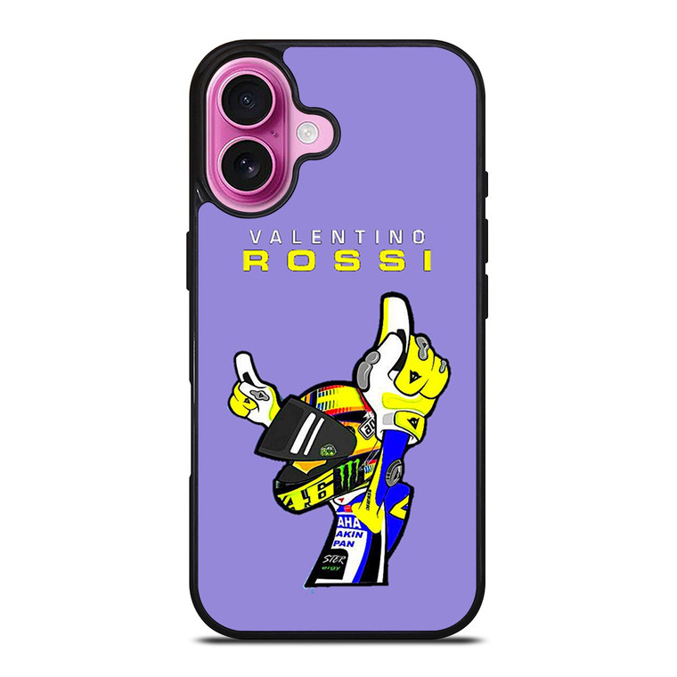 VALENTINO ROSSI THE DOCTOR 46 KAWAII iPhone 16 Plus Case Cover