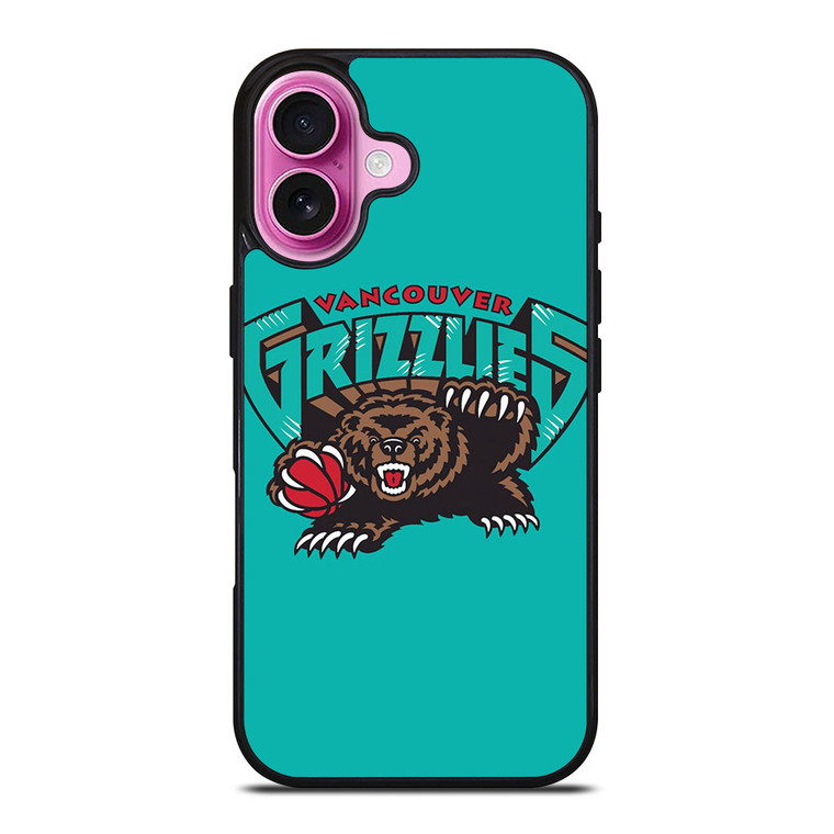 VANCOUVER GRIZZLIES LOGO iPhone 16 Plus Case Cover