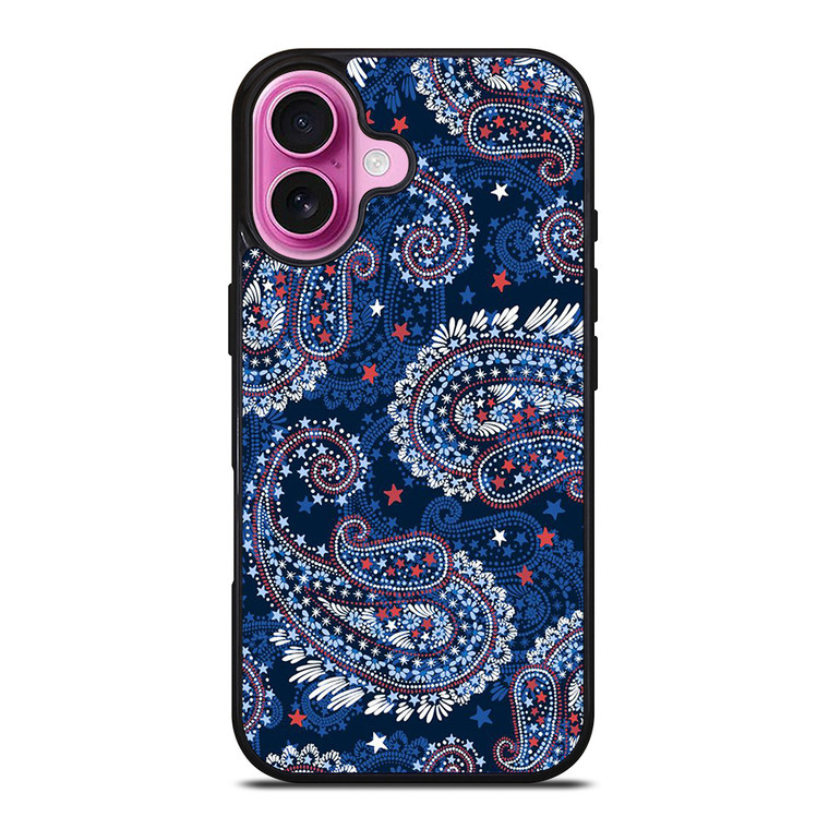 VERA BRADLEY BLUE PATTERN iPhone 16 Plus Case Cover