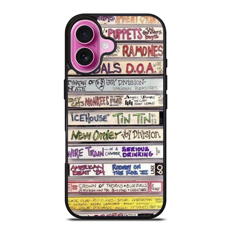 VINTAGE CASETTE COLLAGE 2 iPhone 16 Plus Case Cover