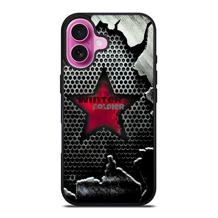 WINTER SOLDIER LOGO MARVEL iPhone 16 Plus Case Cover