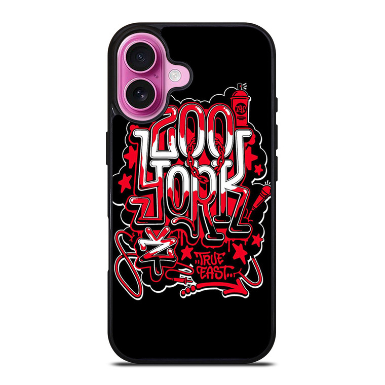 ZOO YORK LOGO TRUE EAST iPhone 16 Plus Case Cover