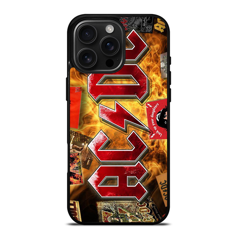 ACDC BAND LOGO ALBUM iPhone 16 Pro Max Case Cover