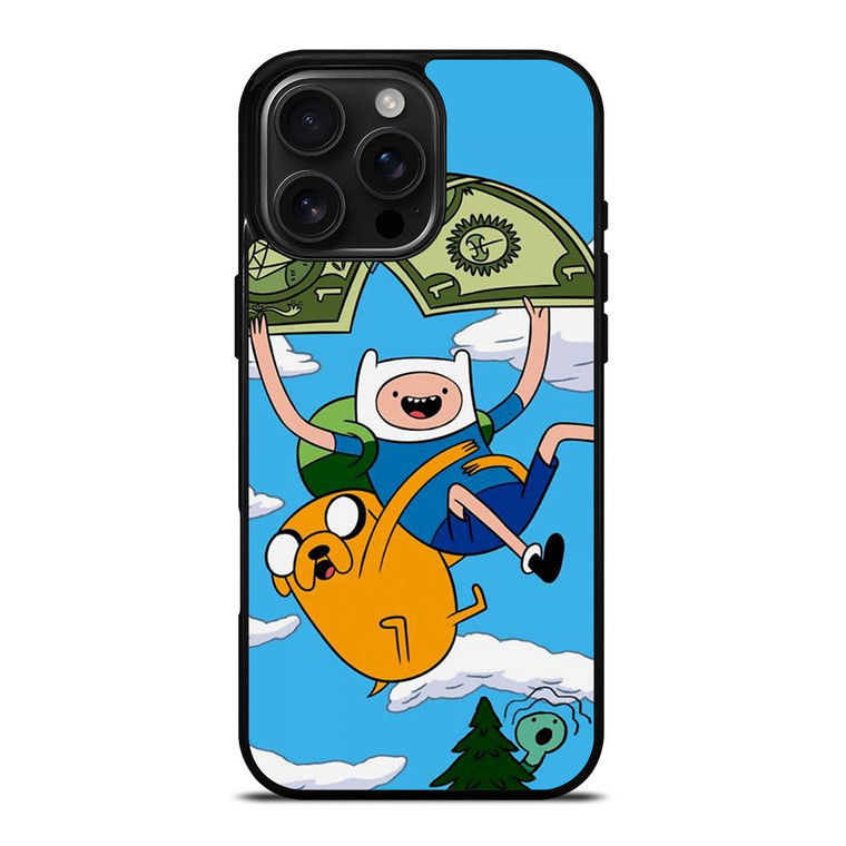ADVENTURE TIME FINN AND JAKE MONEY iPhone 16 Pro Max Case Cover
