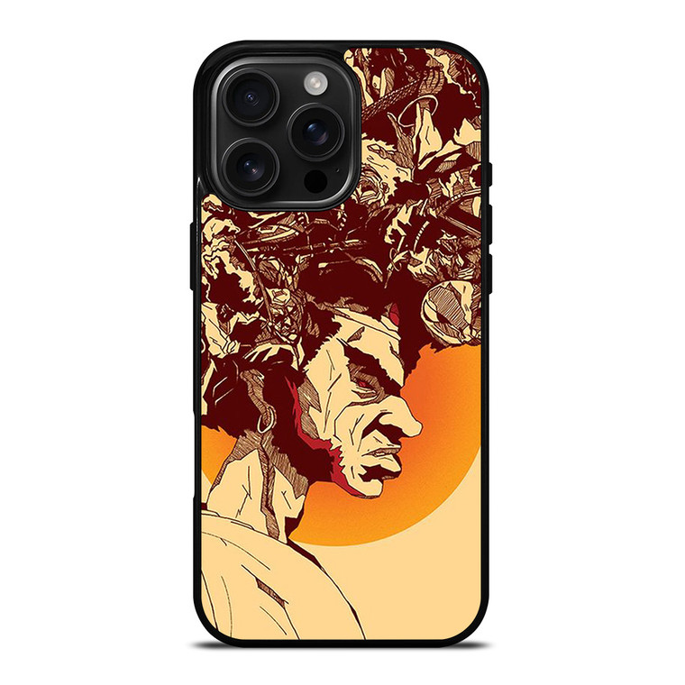 AFRO SAMURAI iPhone 16 Pro Max Case Cover