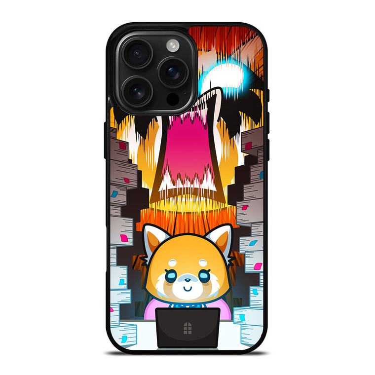 AGGRETSUKO CARTOON COMEDY iPhone 16 Pro Max Case Cover