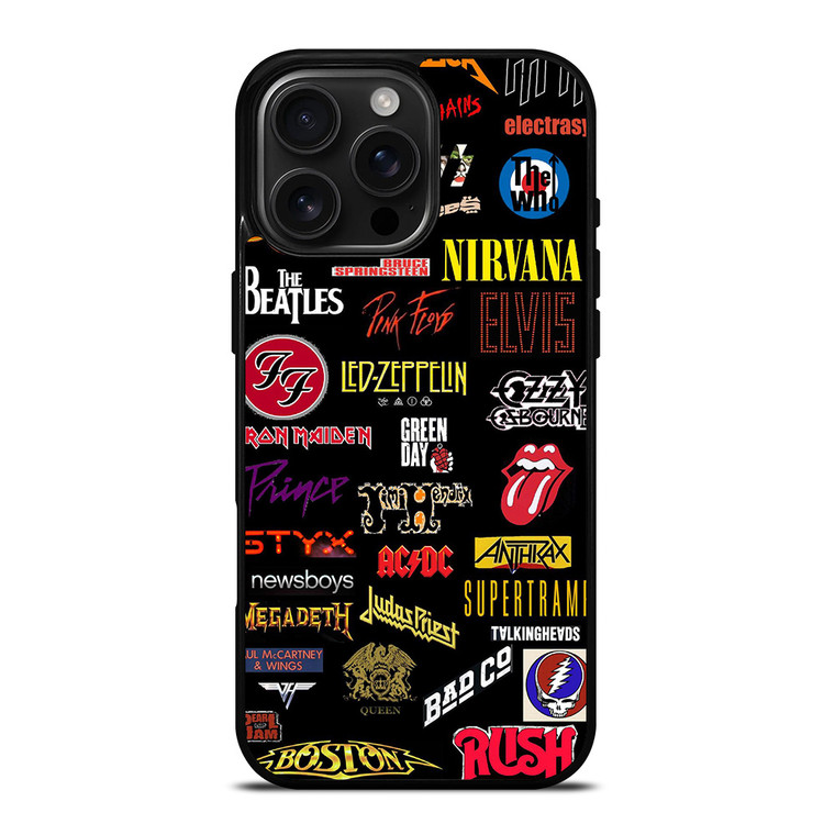 ALL CLASSIC ROCK BAND REVOLUTION LOGO iPhone 16 Pro Max Case Cover