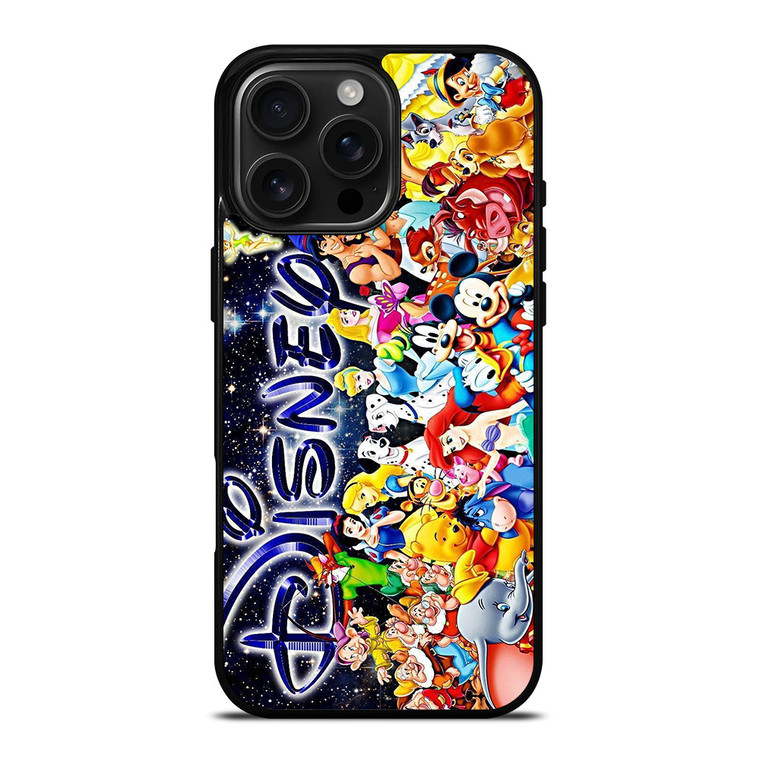 ALL DISNEY CHARACTER CARTOON iPhone 16 Pro Max Case Cover