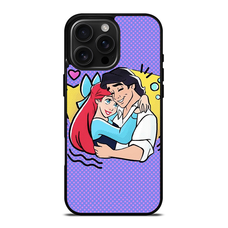 ARIEL AND ERICK THE LITTLE MERMAID CARTOON DISNEY iPhone 16 Pro Max Case Cover