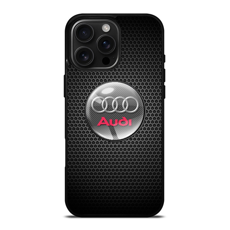 AUDI METAL LOGO iPhone 16 Pro Max Case Cover