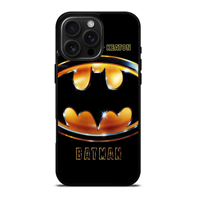 BATMAN LOGO VINTAGE KEATON iPhone 16 Pro Max Case Cover