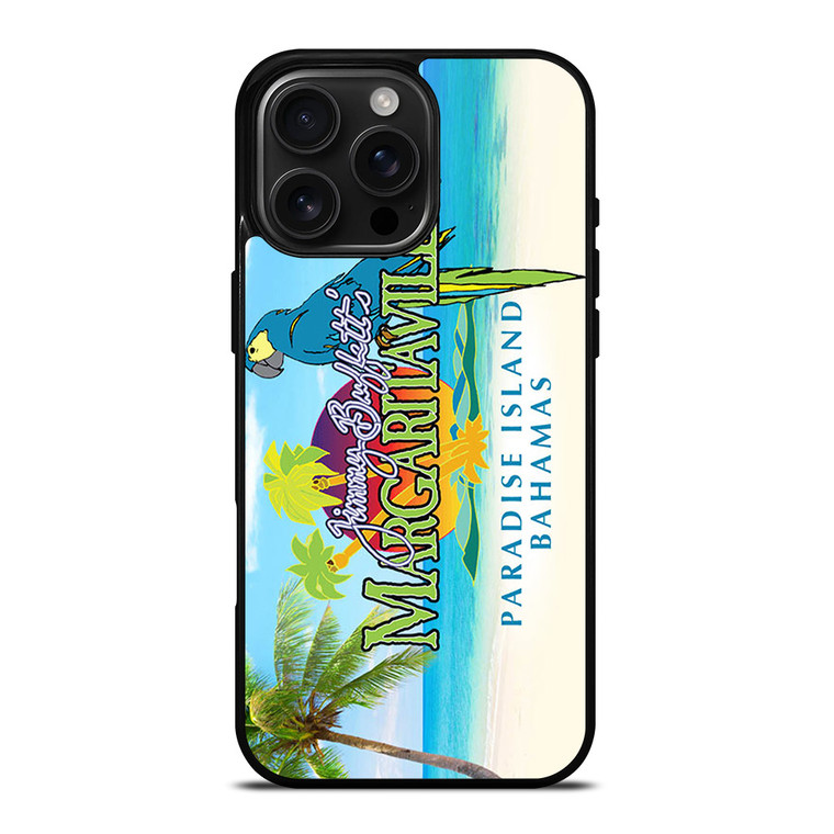 BEACH JIMMY BUFFETS MARGARITAVILLE LOGO iPhone 16 Pro Max Case Cover