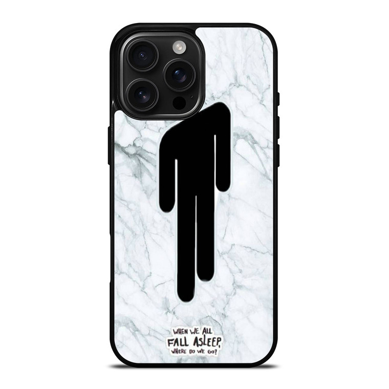 BILLIE EILISH LOGO MARBLE iPhone 16 Pro Max Case Cover