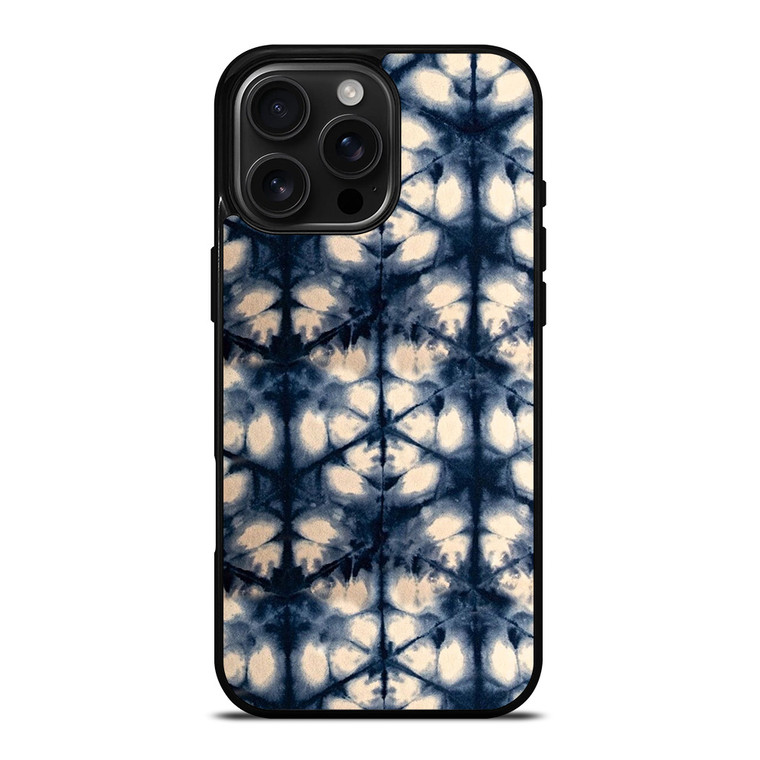 BLUE WILDFLOWER PATTERN iPhone 16 Pro Max Case Cover