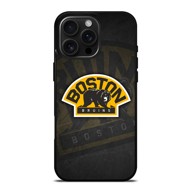 BOSTON BRUINS NHL TEAM iPhone 16 Pro Max Case Cover
