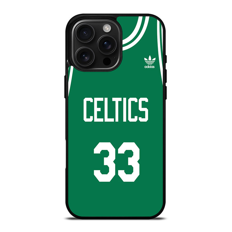 BOSTON CELTICS LARRY BIRD 33 JERSEY iPhone 16 Pro Max Case Cover