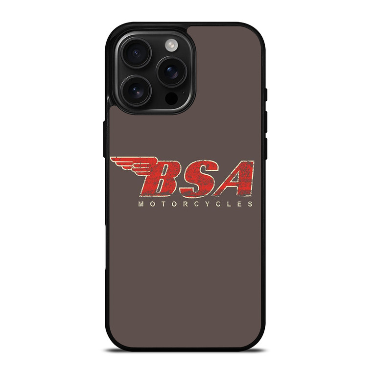 BSA MOTORCYCLE LOGO BRITISH ICON iPhone 16 Pro Max Case Cover