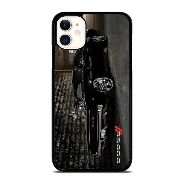DODGE CHARGER BLACK CAR iPhone 11 Case Cover