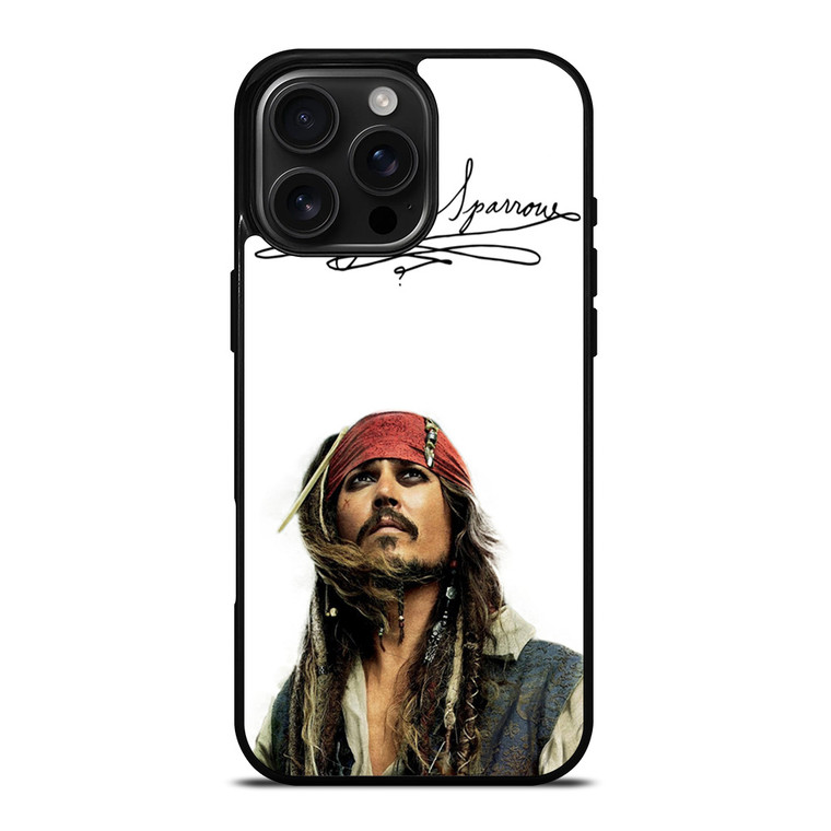 CAPTAIN JACK SPARROW PIRATES OF THE CARIBBEAN iPhone 16 Pro Max Case Cover