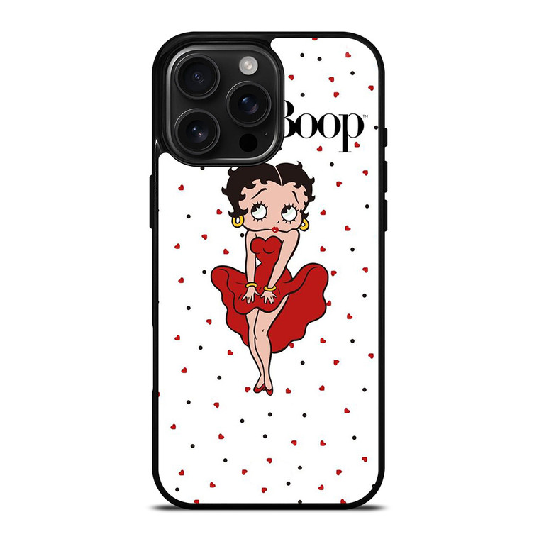 CARTOON BETTY BOOP LOVE iPhone 16 Pro Max Case Cover