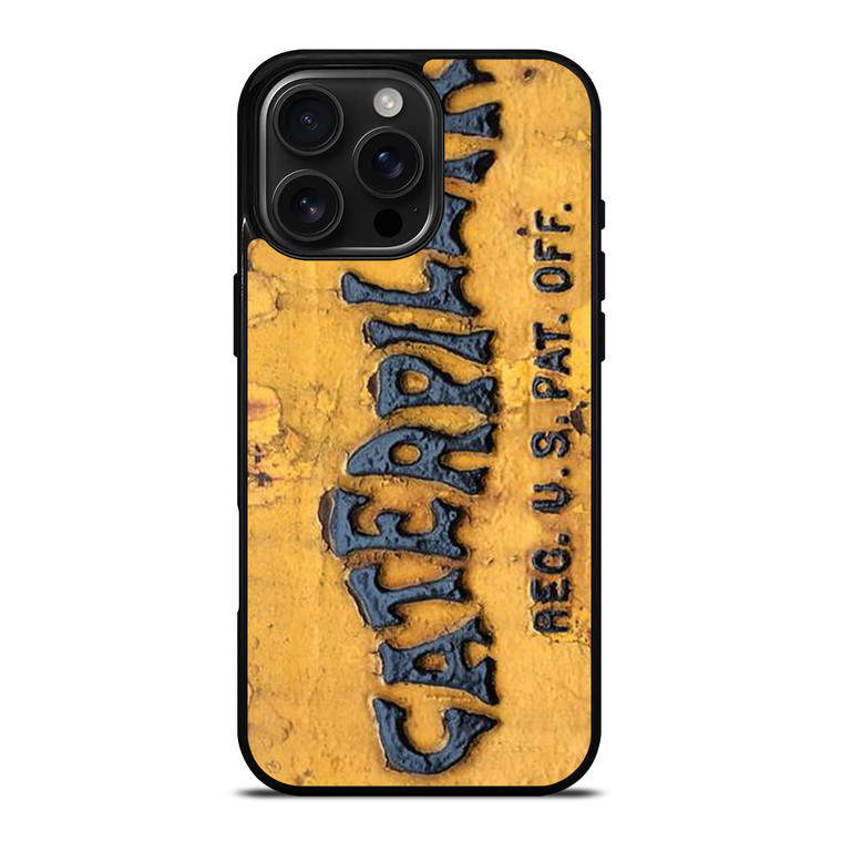 CATERPILLAR TRACTOR LOGO RUSTY EMBLEM iPhone 16 Pro Max Case Cover CATERPILLAR TRACTOR LOGO RUSTY EMBLEM iPhone 16 Pro Max Case Cover