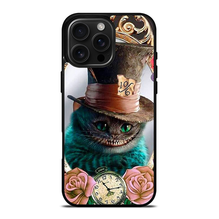 CHESHIRE CAT ALICE IN WONDERLAND CARTOON iPhone 16 Pro Max Case Cover