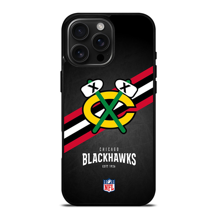 CHICAGO BLACKHAWKS NFL SYMBOL iPhone 16 Pro Max Case Cover