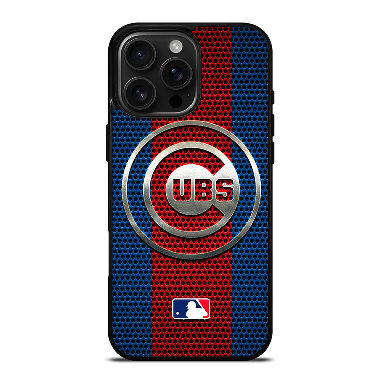 CHICAGO CUBS METAL LOGO iPhone 16 Pro Max Case Cover