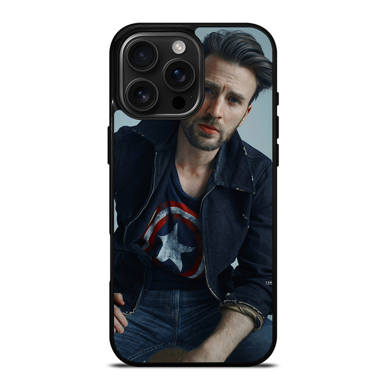 CHRIS EVANS CAPTAIN AMERICA iPhone 16 Pro Max Case Cover CHRIS EVANS CAPTAIN AMERICA iPhone 16 Pro Max Case Cover