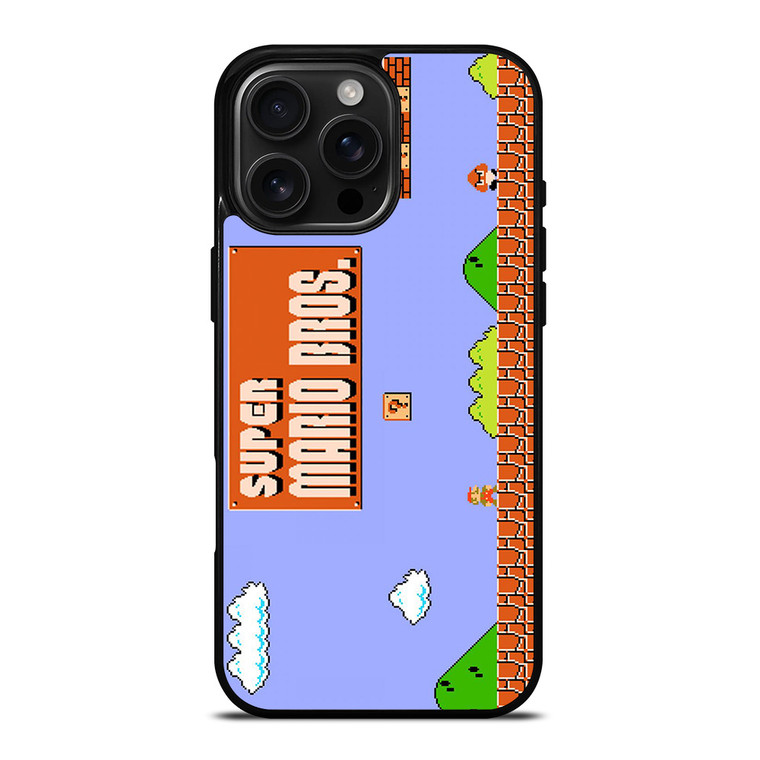 CLASSIC MARIO BROS GAME iPhone 16 Pro Max Case Cover