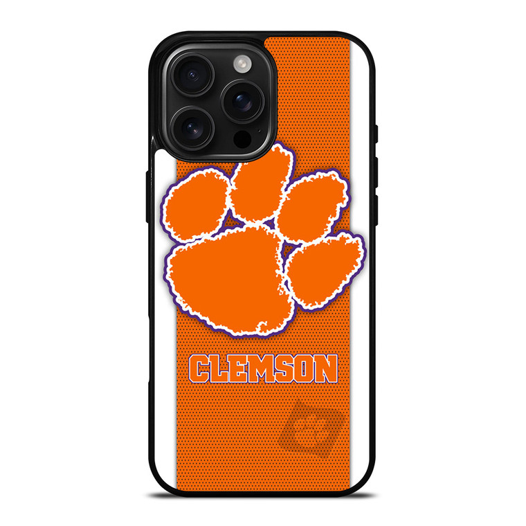CLEMSON TIGERS NFL SYMBOL iPhone 16 Pro Max Case Cover