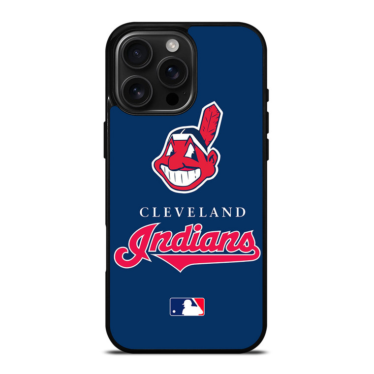 CLEVELAND INDIANS MLB TEAM iPhone 16 Pro Max Case Cover