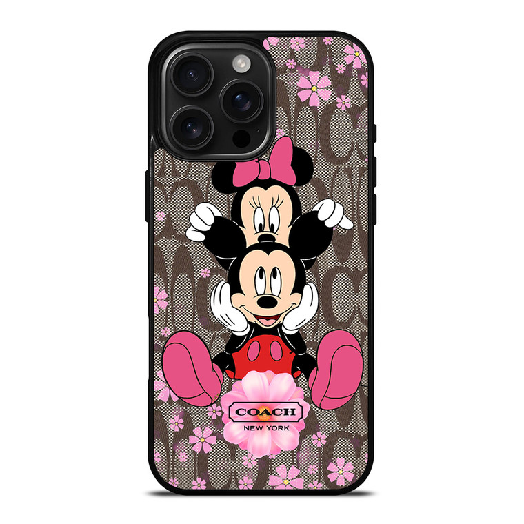 COACH MICKEY MINNIE iPhone 16 Pro Max Case Cover