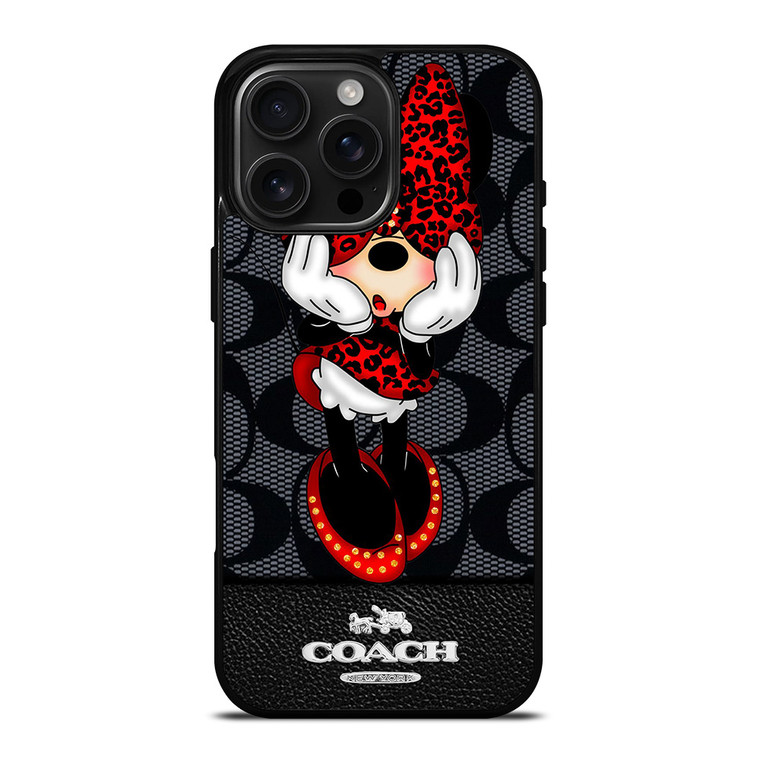 COACH MINNIE MOUSE 2 iPhone 16 Pro Max Case Cover