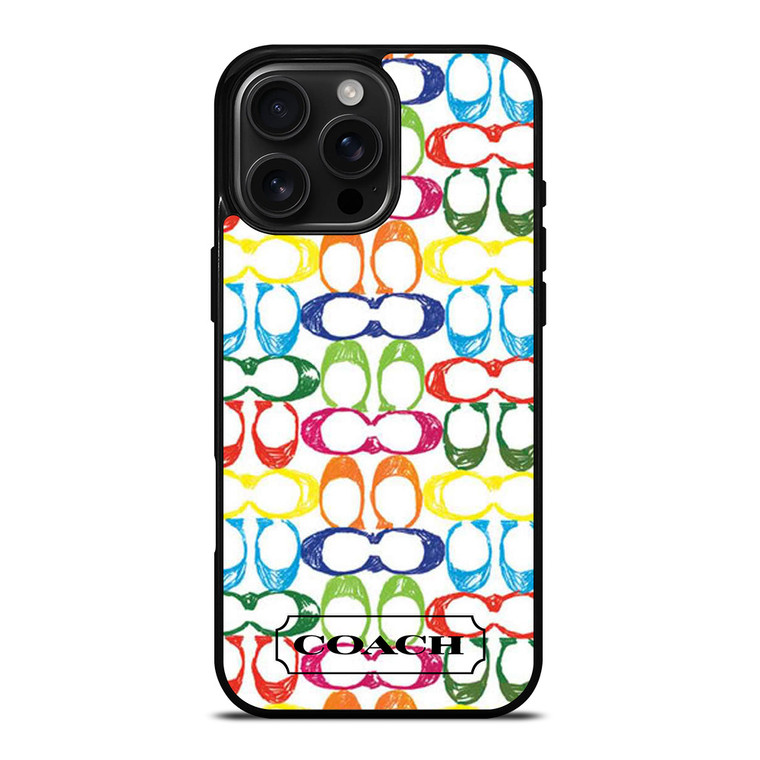 COACH NEW YORK COLORFUL 2 iPhone 16 Pro Max Case Cover