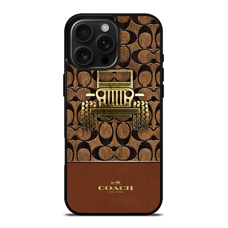 COACH NEW YORK JEEP iPhone 16 Pro Max Case Cover