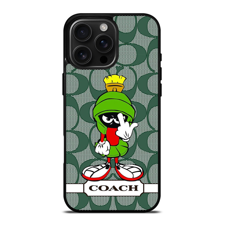COACH NEW YORK LOGO MARVIN THE MARTIAN iPhone 16 Pro Max Case Cover