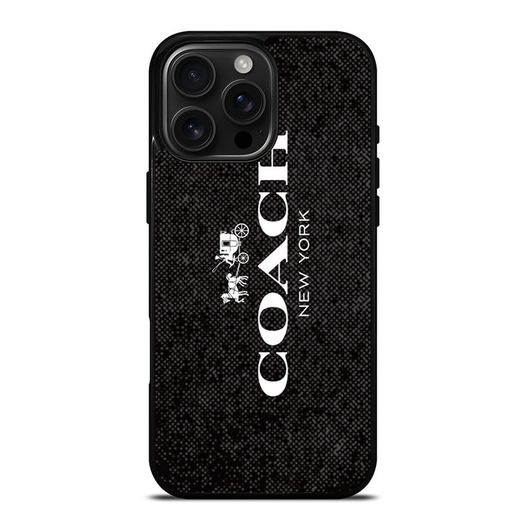 COACH NEW YORK SIGNATURE iPhone 16 Pro Max Case Cover