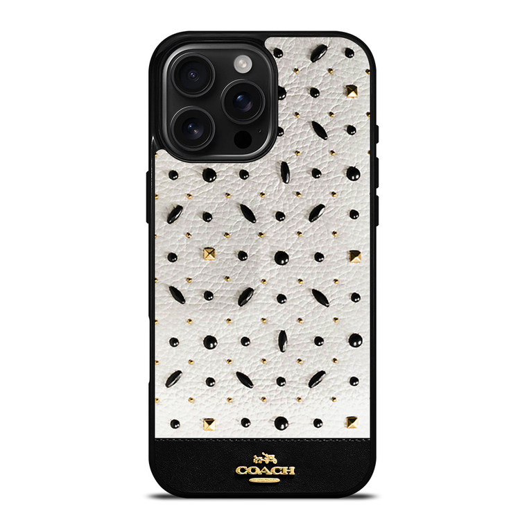 COACH NEW YORK STONE iPhone 16 Pro Max Case Cover